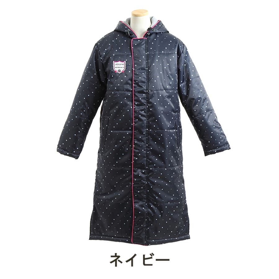 Canterbury ネイビー ロングコート ベンチコート adj-906-navy.jpg
