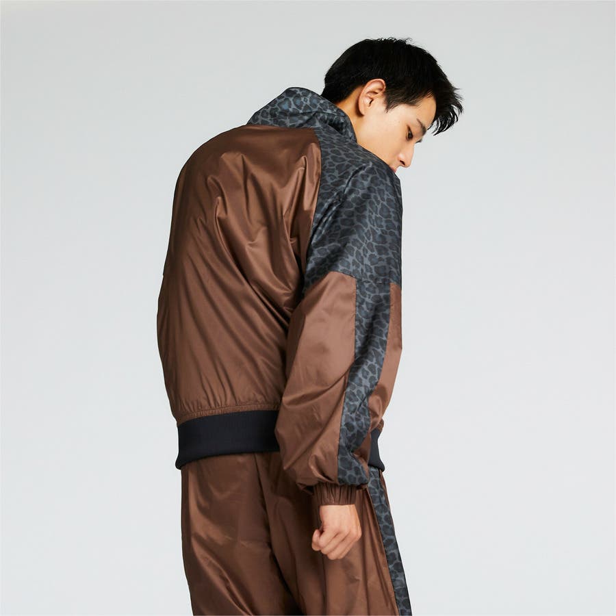 メンズ トレーニング トレイン エッジ 裏起毛 トリコット ウーブン