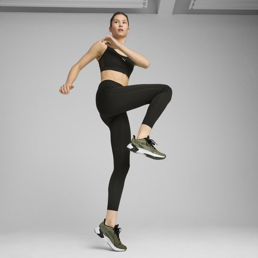 PUMA ハイウエスト スリムフィットタイツ 黒/白 3着セット PUMA ハイウエスト スリムフィットタイツ 黒/白 3着セット