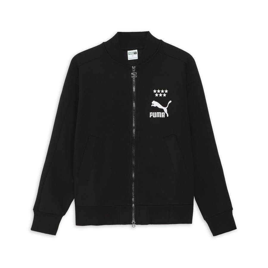 PUMA プーマ トラックジャケット ジャージ XL 黒 ブラック ワン