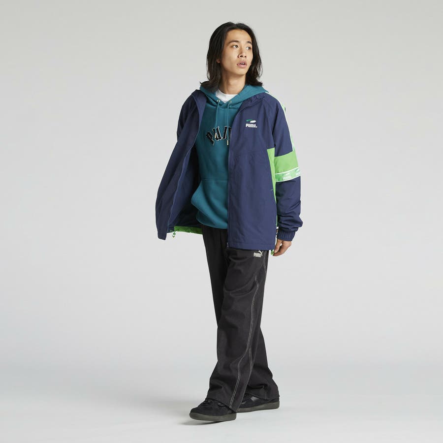 メンズ スケートボード PUMAS ウーブンジャケット[品番：PUMW0003488