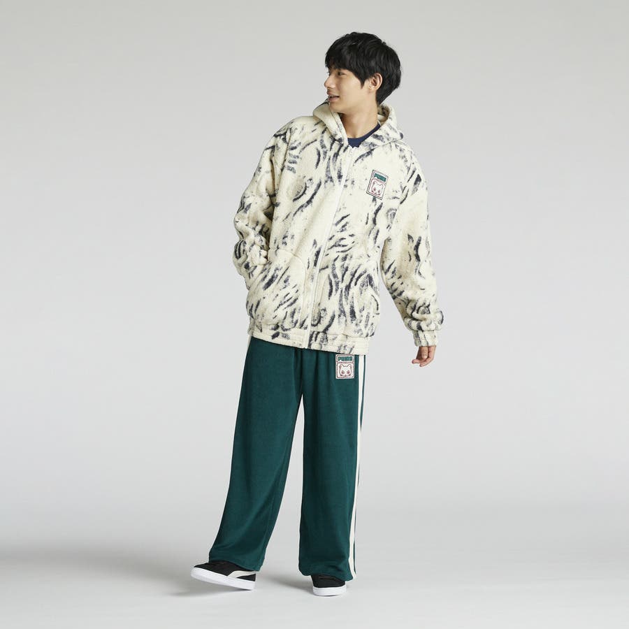 ユニセックス T7 NEKO-san T7 シェルパ フーディー[品番：PUMW0005584