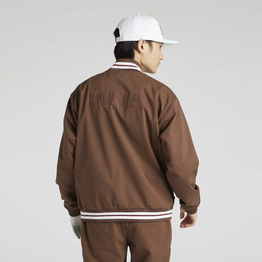 メンズ ゴルフ PC ストレッチ ウィンド ボンバー ジャケット[品番