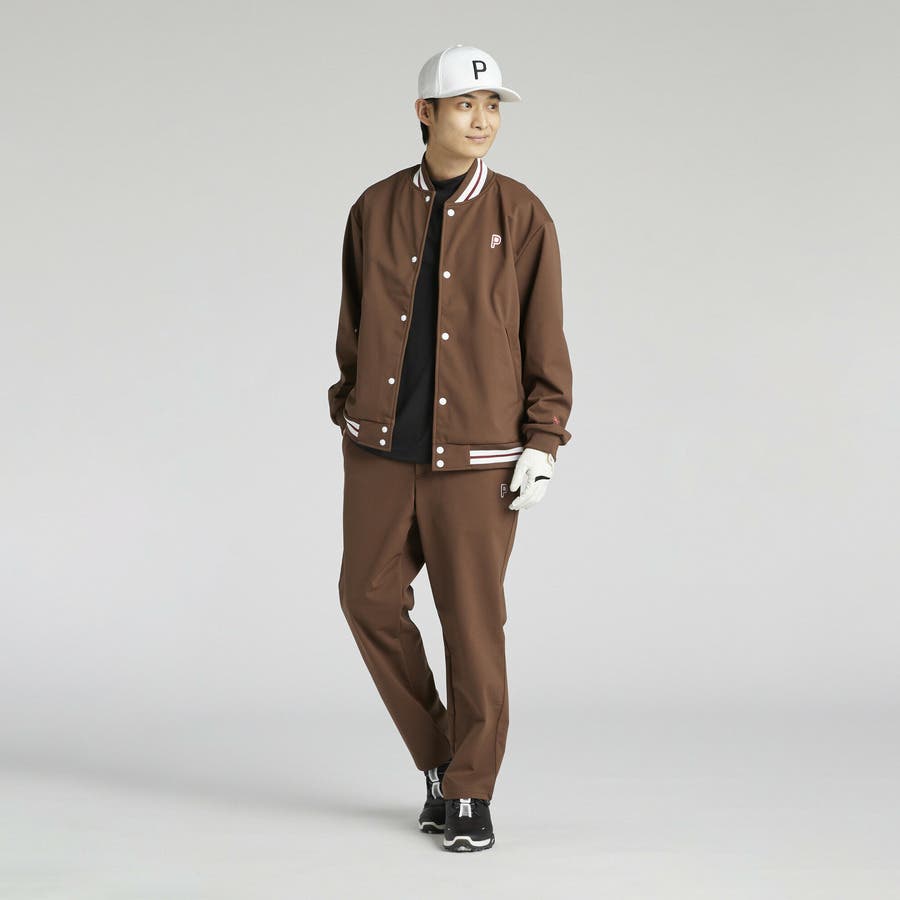 メンズ ゴルフ PC ストレッチ ウィンド ボンバー ジャケット[品番