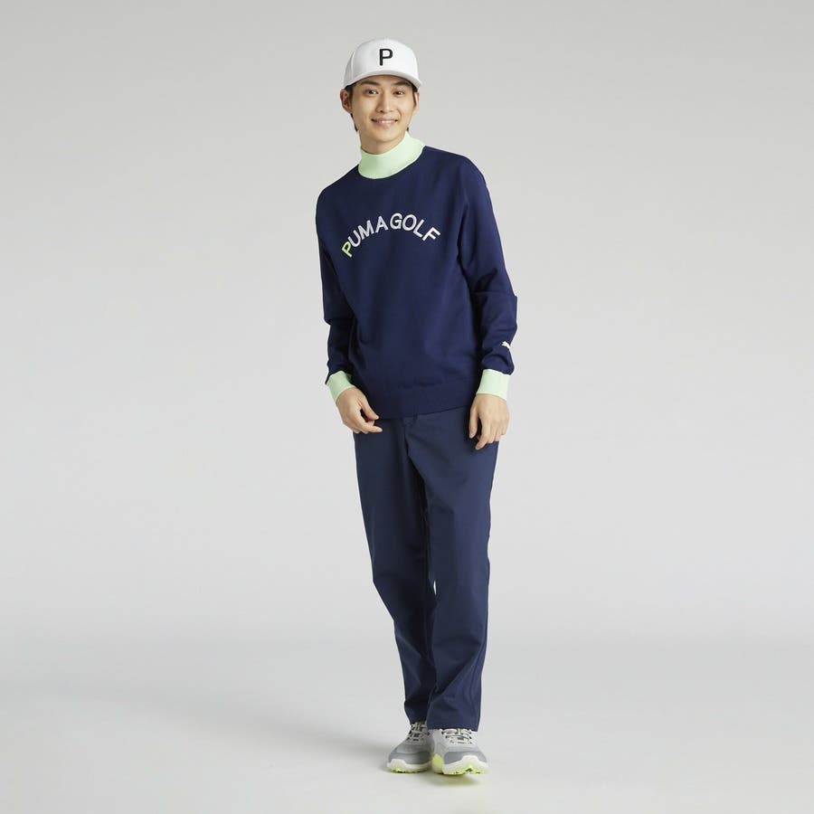 楽天市場】PUMA GOLF プーマゴルフ ニット セーター 総柄 グレー