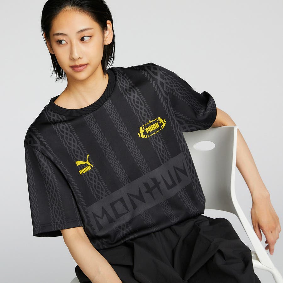 ユニセックス PUMA x モンスターハンター フットボール 半袖 T