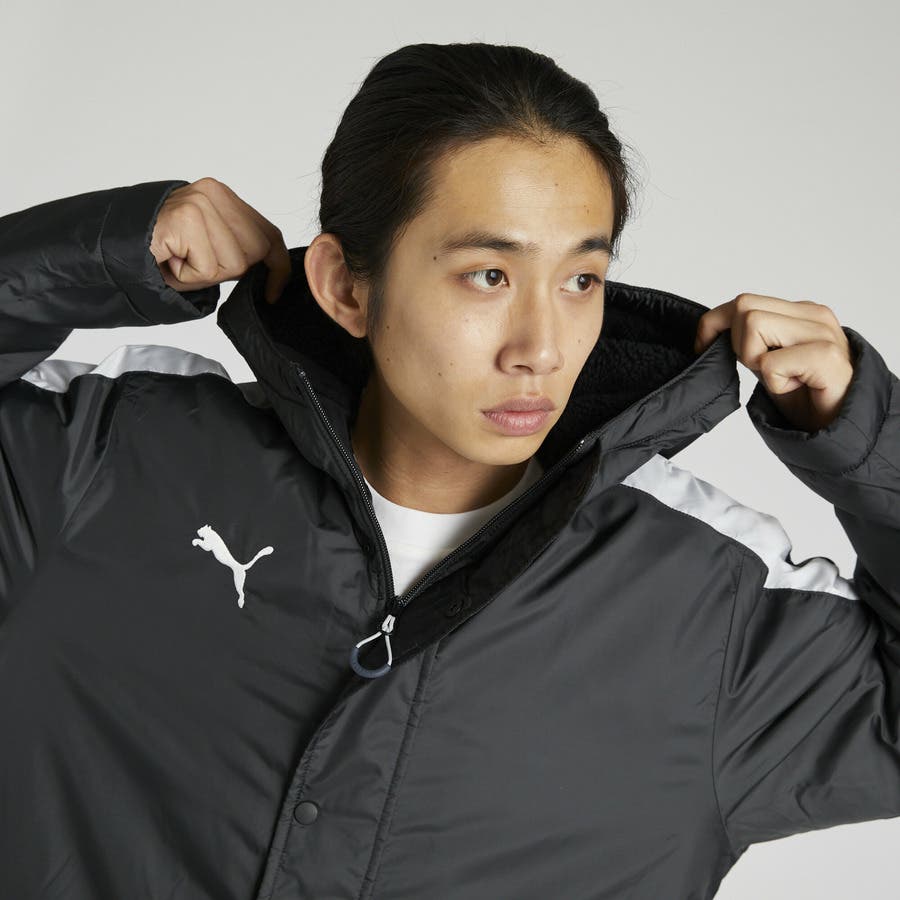 メンズ サッカー TT ESS プロ ロングボアコート[品番：PUMW0003052