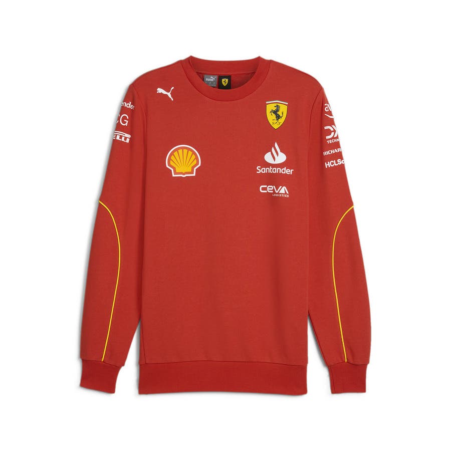 メンズ フェラーリ チーム クルーネック スウェット シャツ[品番 