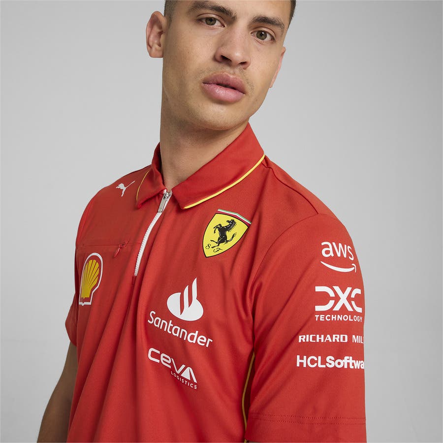 PUMA プーマ メンズ フェラーリ チーム 半袖 ポロシャツ