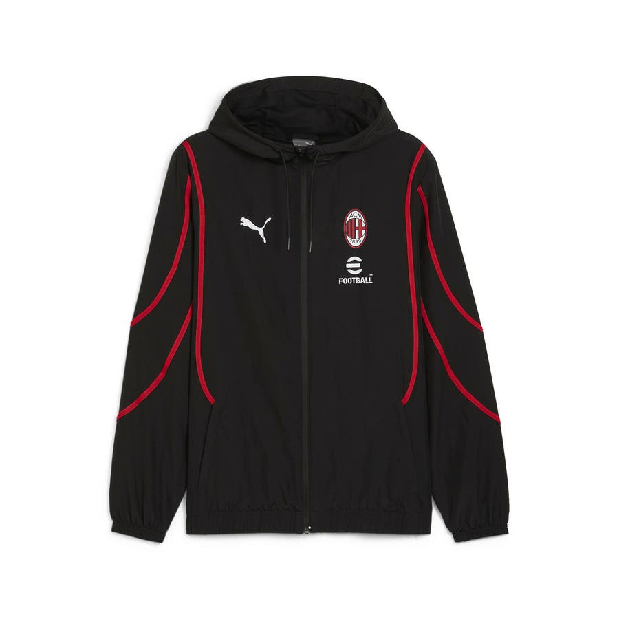 【新品未使用】AC MILAN ウーブン スタジアムジャケット Mサイズ(日本) 公式 AC Milan Jackets | DAZN