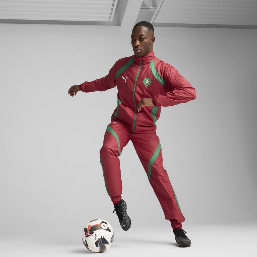 新品 激レア サッカー モロッコ代表 総柄ジャージ上下セット PUMA XL メンズ サッカー モロッコ[品番：PUMW0005566]｜PUMA（プーマ