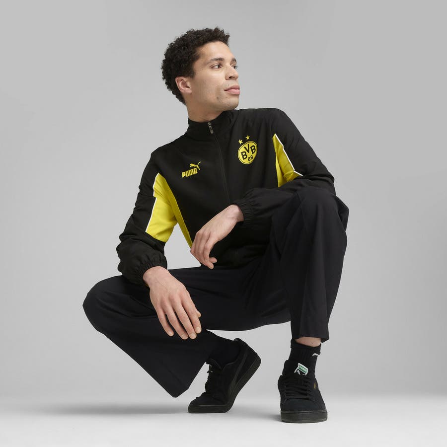 ボルシア・ドルトムント PUMA ジャージ Lサイズ メンズ ドルトムント FTBLARCHIVE ジャケット[品番：PUMW0006169