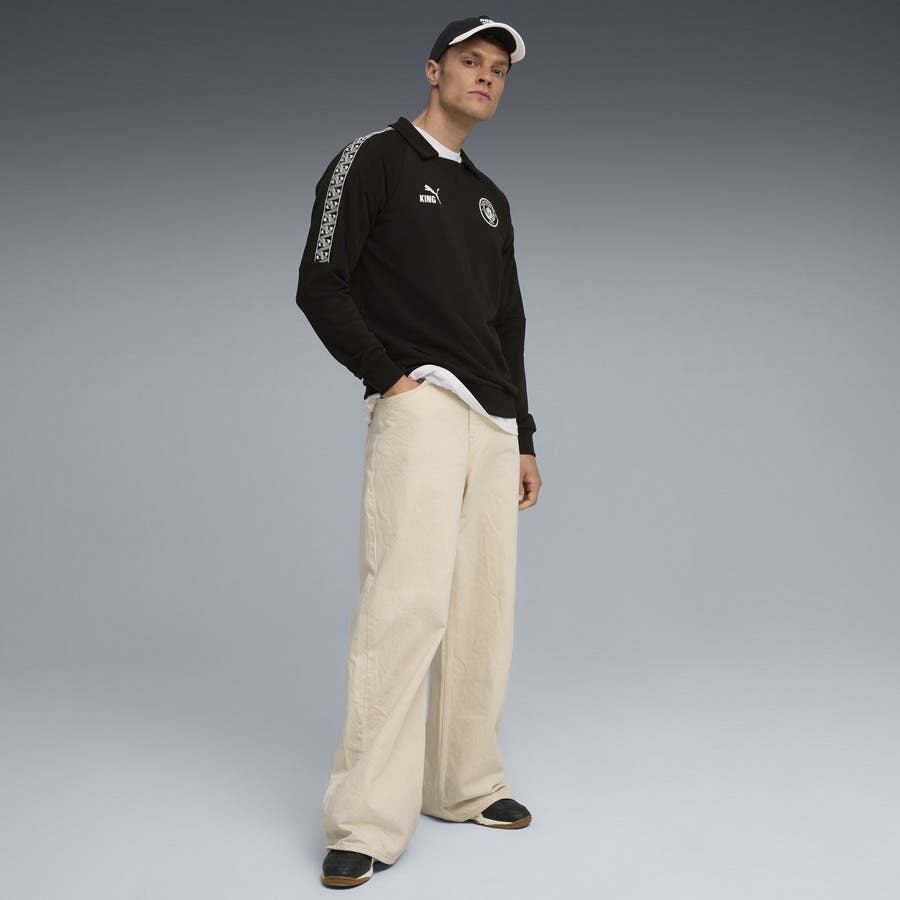 【美品】プーマ×マンチェスターシティ/スウェット/ドリルトップ XL PUMA公式】メンズ サッカー マンチェスター シティFC キング
