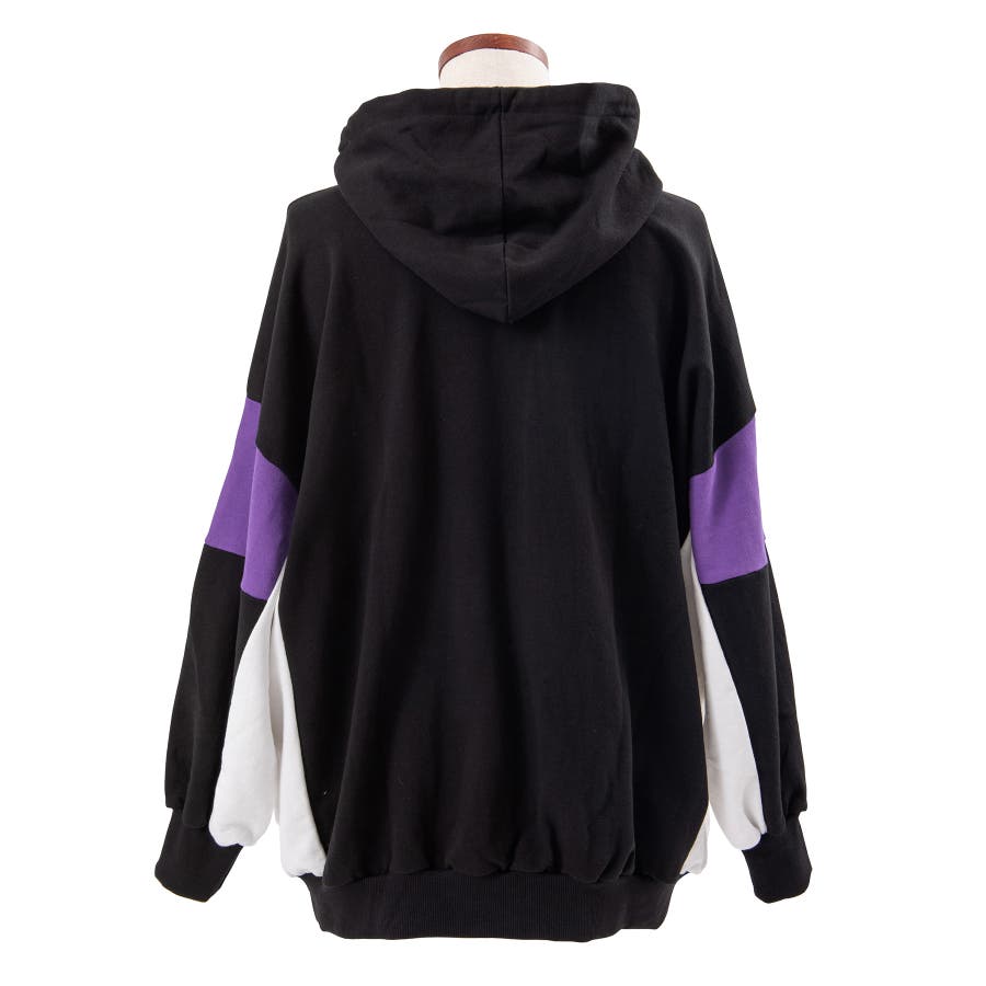 カラーブロックパーカー[品番：PNYW0003382]｜PUNYUS （プニュズ）のレディースファッション通販｜SHOPLIST（ショップリスト）