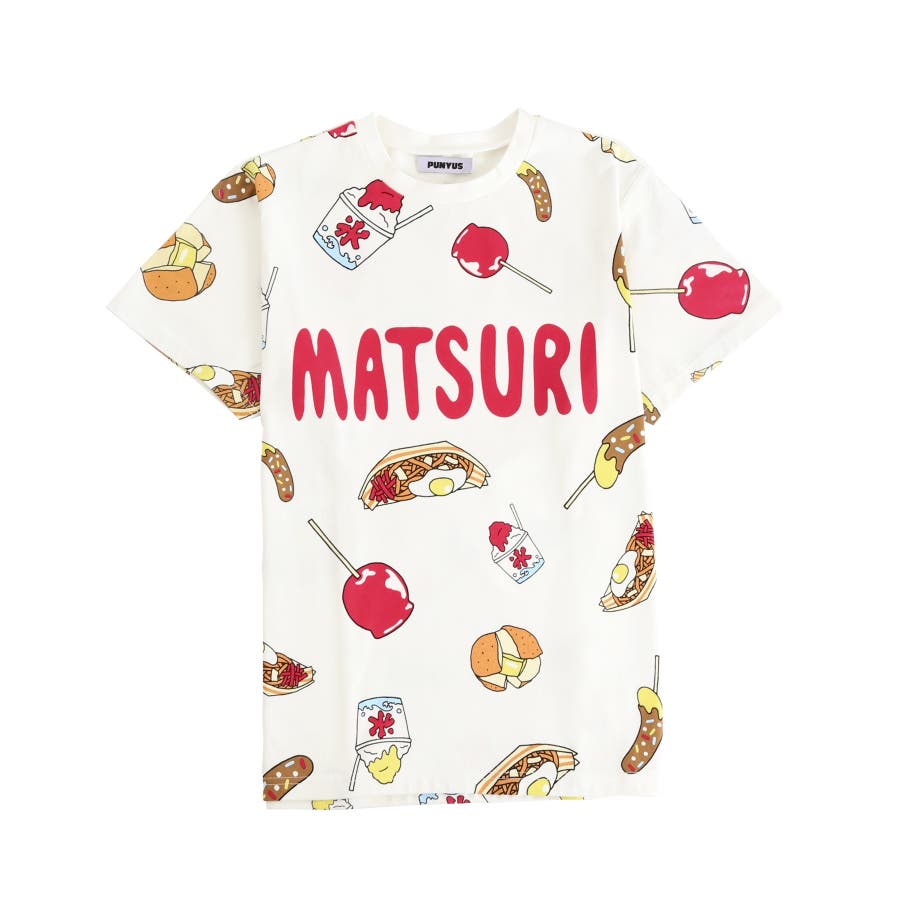 【超ポイントバック祭】 祭り総柄Tシャツ[品番：PNYW0003934]｜PUNYUS （プニュズ）の トップス
