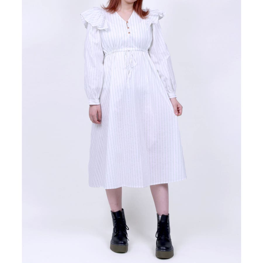 フリルショルダーワンピース 品番 Pnyw Punyus プニュズ のレディースファッション通販 Shoplist ショップリスト