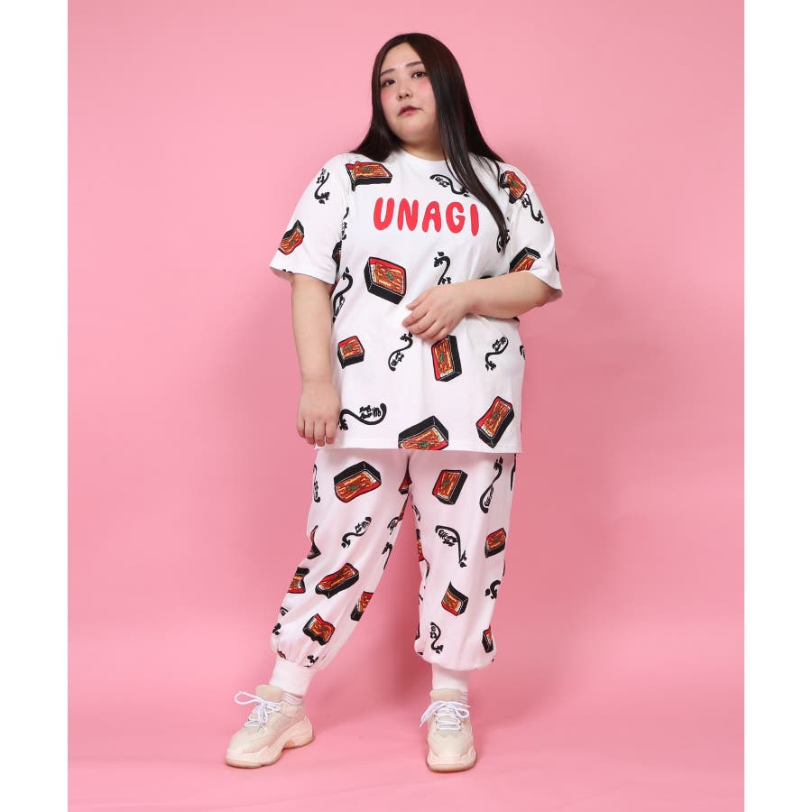 うなぎ総柄スウェットパンツ[品番：PNYW0003666]｜PUNYUS （プニュズ）のレディースファッション通販｜SHOPLIST（ショップリスト）