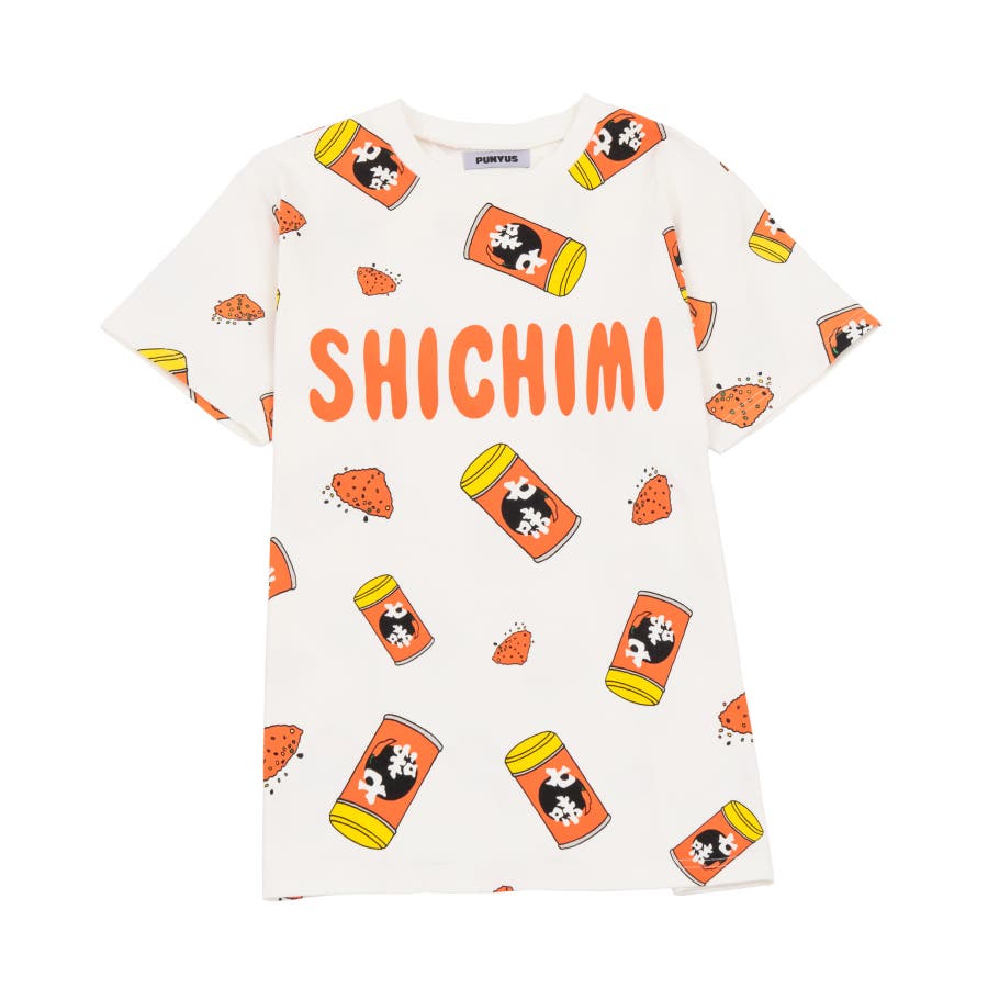 フード総柄Tシャツ（RAMUNE SHICHIMI）[品番：PNYW0003840