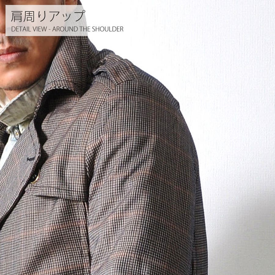千鳥格子 ダブル ハーフコート 品番 Rscm Raisense ライセンス のメンズ ファッション通販 Shoplist ショップリスト