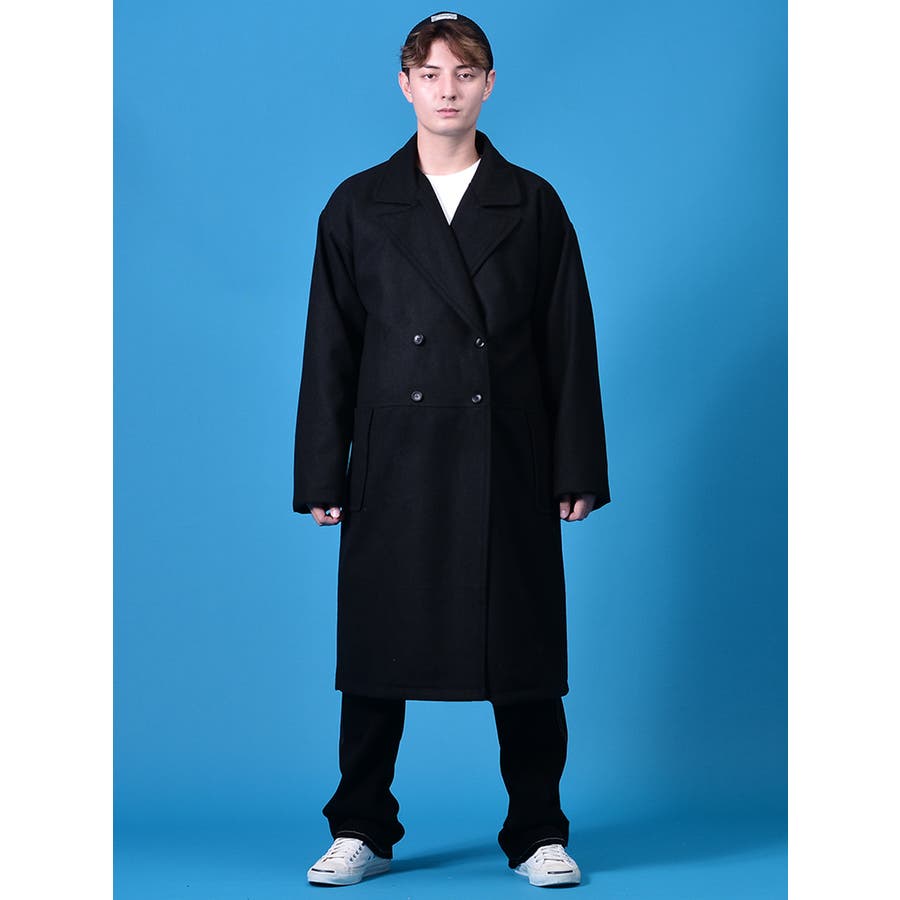 ウールライクビッグシルエットロングコート[品番:LEVM0001338 ウールライクビッグシルエットロングコート[品番:LEVM0001338