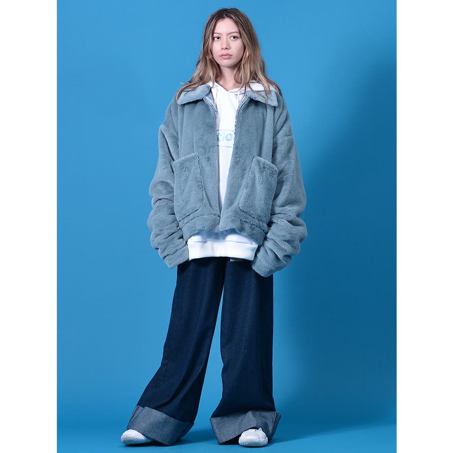 ビッグシルエットファーブルゾン[品番：LEVM0001339]｜REGIEVO