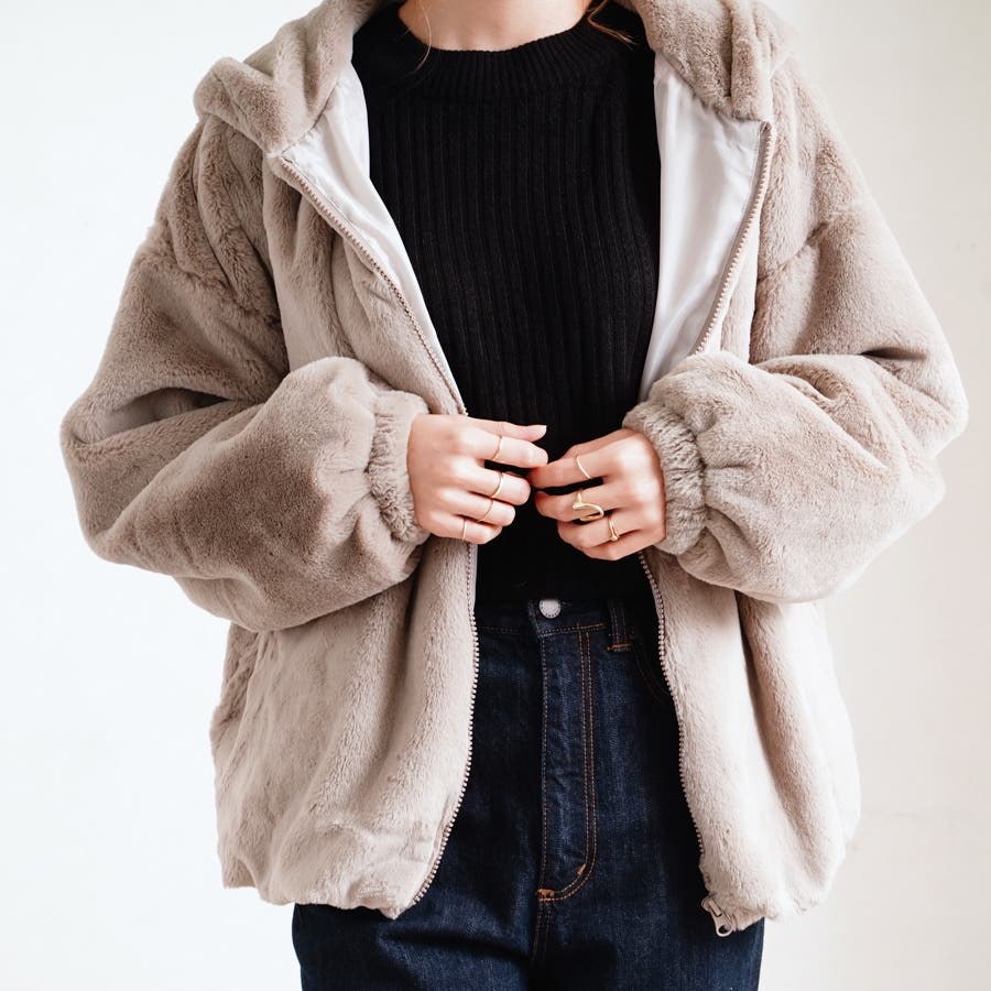 ファーブルゾン フェイクファー シャギー 品番 Rlcw Relaclo リラクロ のレディースファッション通販 Shoplist ショップリスト