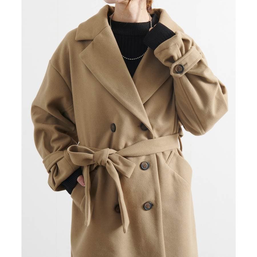 ロングコート レディース ベルト付き [品番：RLCW0004345]｜relaclo（リラクロ）のレディースファッション通販｜SHOPLIST（ショップリスト）