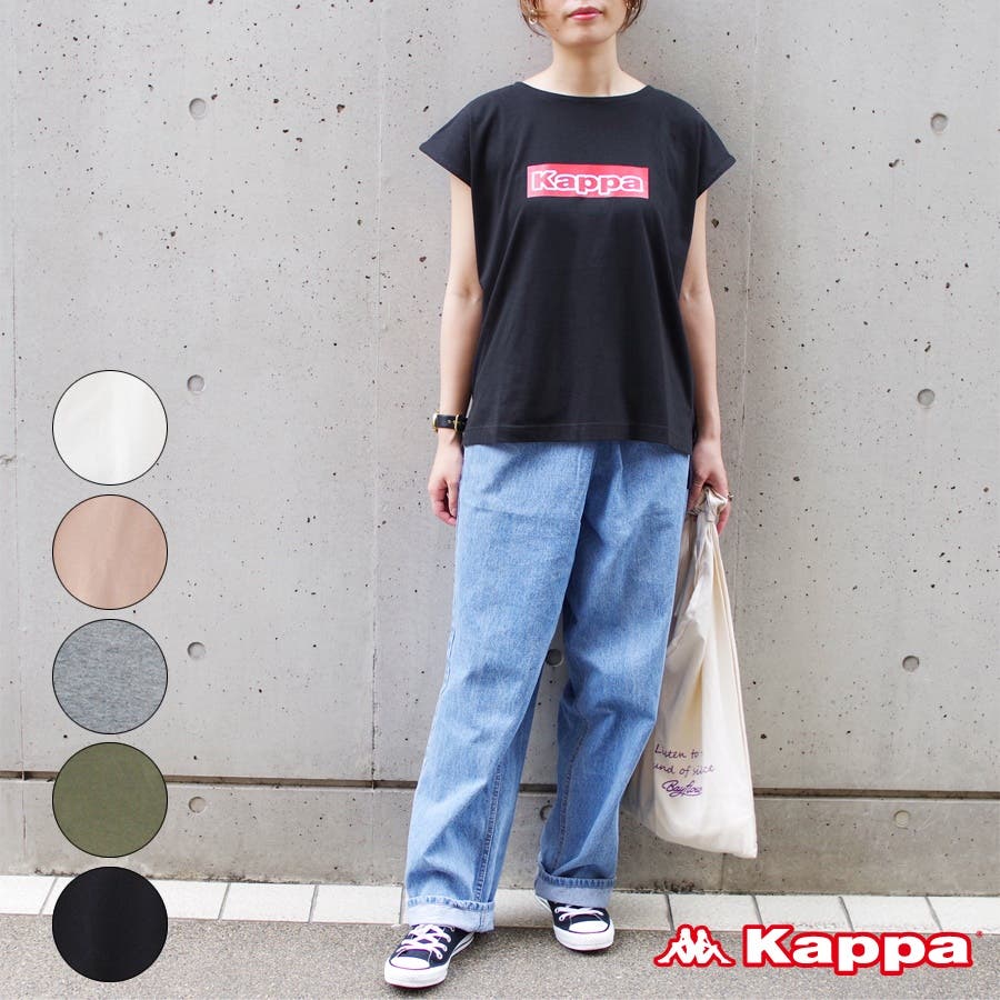レディースファッション通販kappa フレンチスリーブロゴtm 大きいサイズ 品番 Rlcw Relaclo リラクロ のレディース ファッション通販 Shoplist ショップリスト