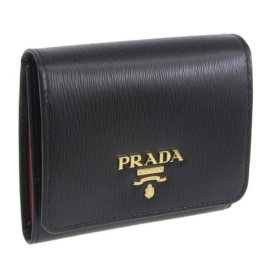 PRADA プラダ VITELLO MOVE 二つ折り 財布[品番：SESB0014923