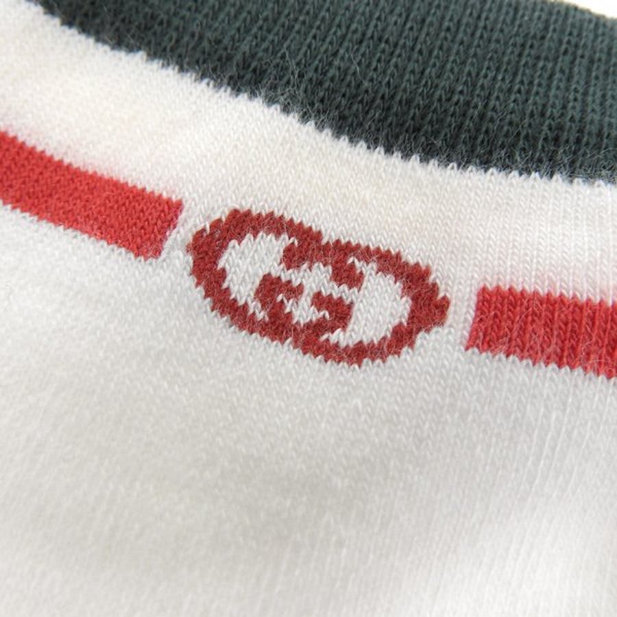 GUCCI グッチ ソックス 靴下 ホワイトマルチ メンズ[品番：SESB0014604