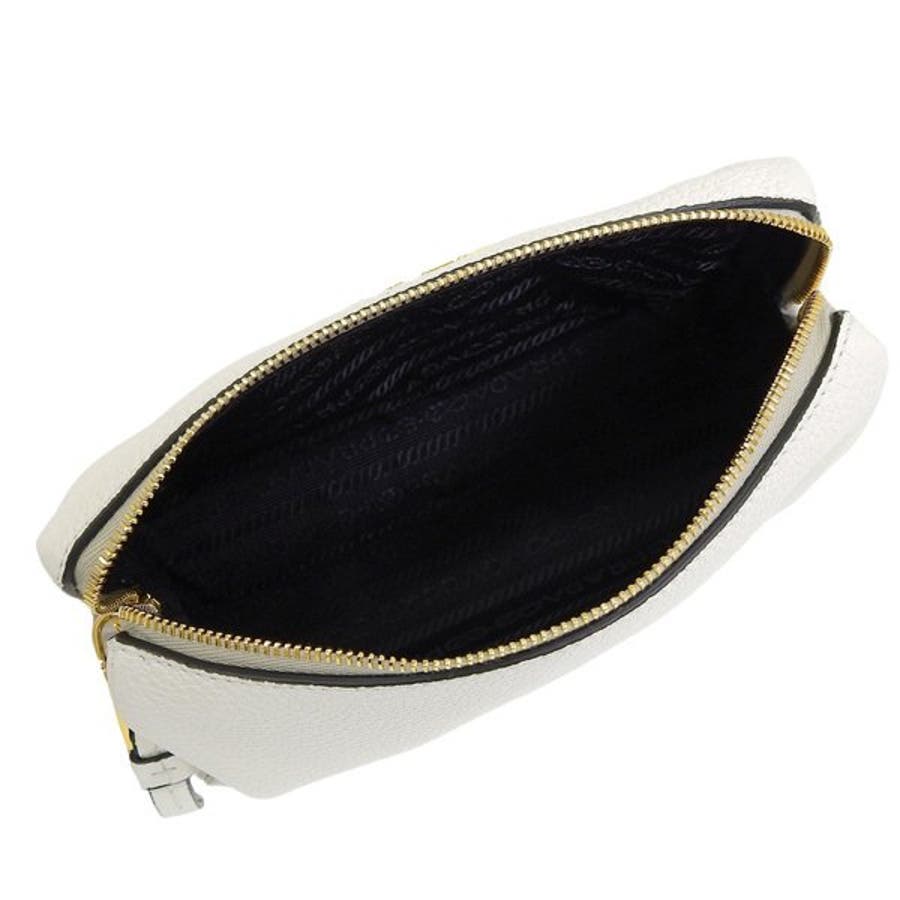 PRADA プラダ VITELLO DAINO レザー ポーチ PRADA プラダ VITELLO DAINO レザー ポーチ【送料0/国内即発