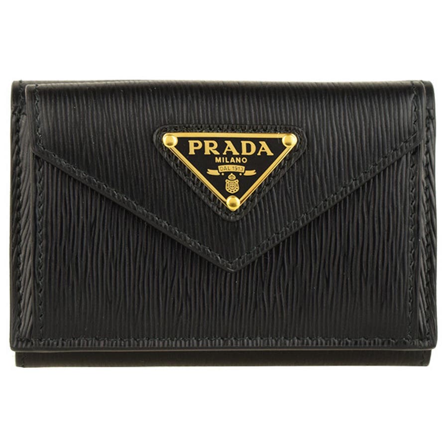 PRADA プラダ 三つ折り財布 1mh021vimt-nero-zz[品番