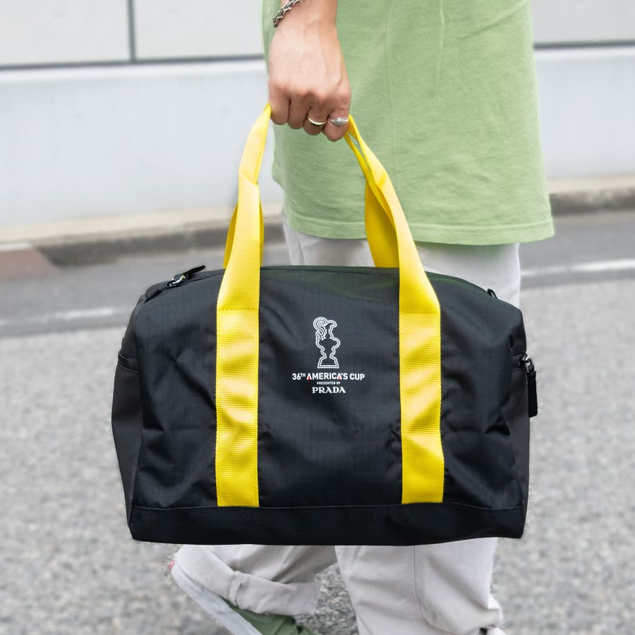 Prada レザーボストンバッグ | グリーン | FARFETCH JP