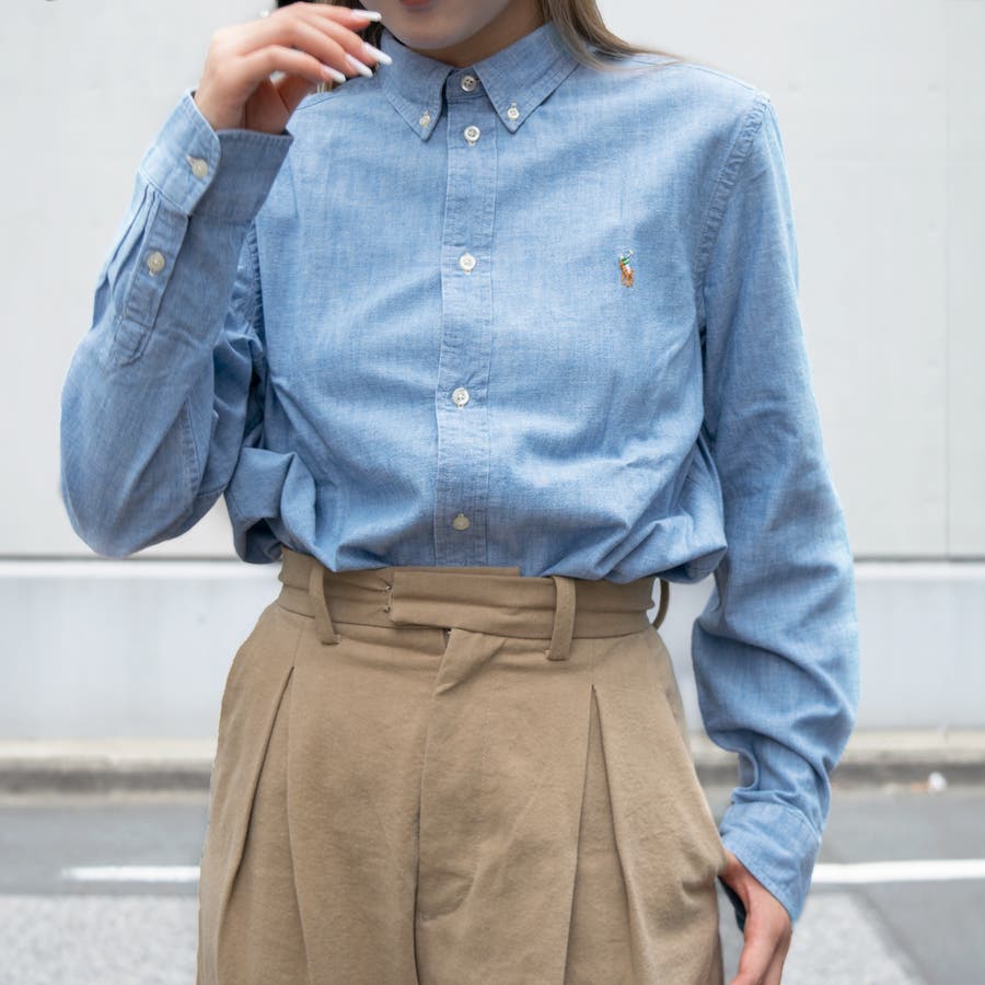 RALPH LAUREN ラルフローレン COTTON OXFORD シャツ[品番