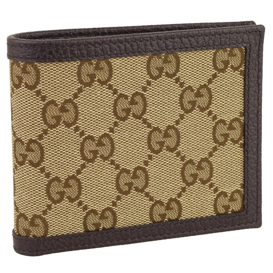 GUCCI 二つ折り財布 GGロゴ ストライプ org.jpg