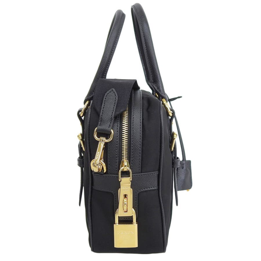 ☆良品・ギャランティ付☆PRADA SAFFIANO＋TESSUTOハンドバッグ 1bb088tesa-nero.jpg