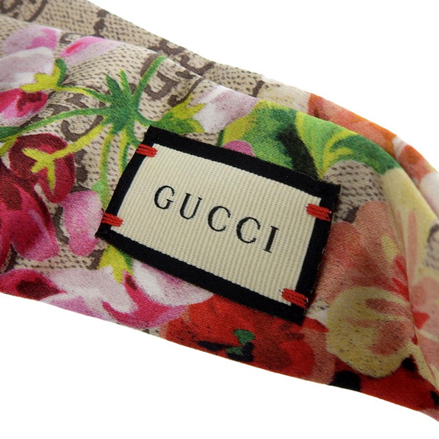 GUCCI グッチ ブルームスプリント シルク ヘッドバンド[品番 GUCCI グッチ ブルームスプリント シルク ヘッドバンド[品番