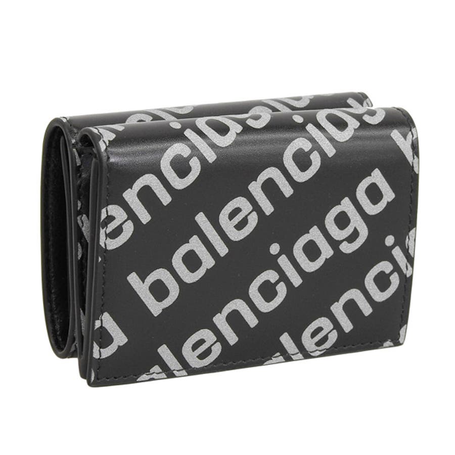 BALENCIAGA バレンシアガ ロゴ 三つ折り財布[品番：SESB0020167 