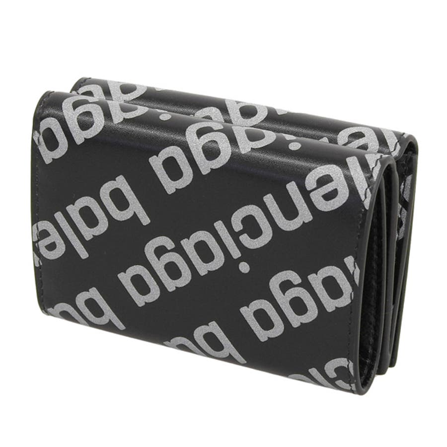 バレンシアガ　総ロゴ　長財布　0703 中古・古着通販】BALENCIAGA (バレンシアガ) 総柄ロゴ長財布 ブラック