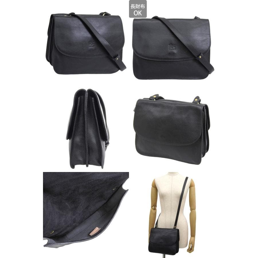 IL BISONTE イルビゾンテ 斜めがけ ショルダー バッグ レザー