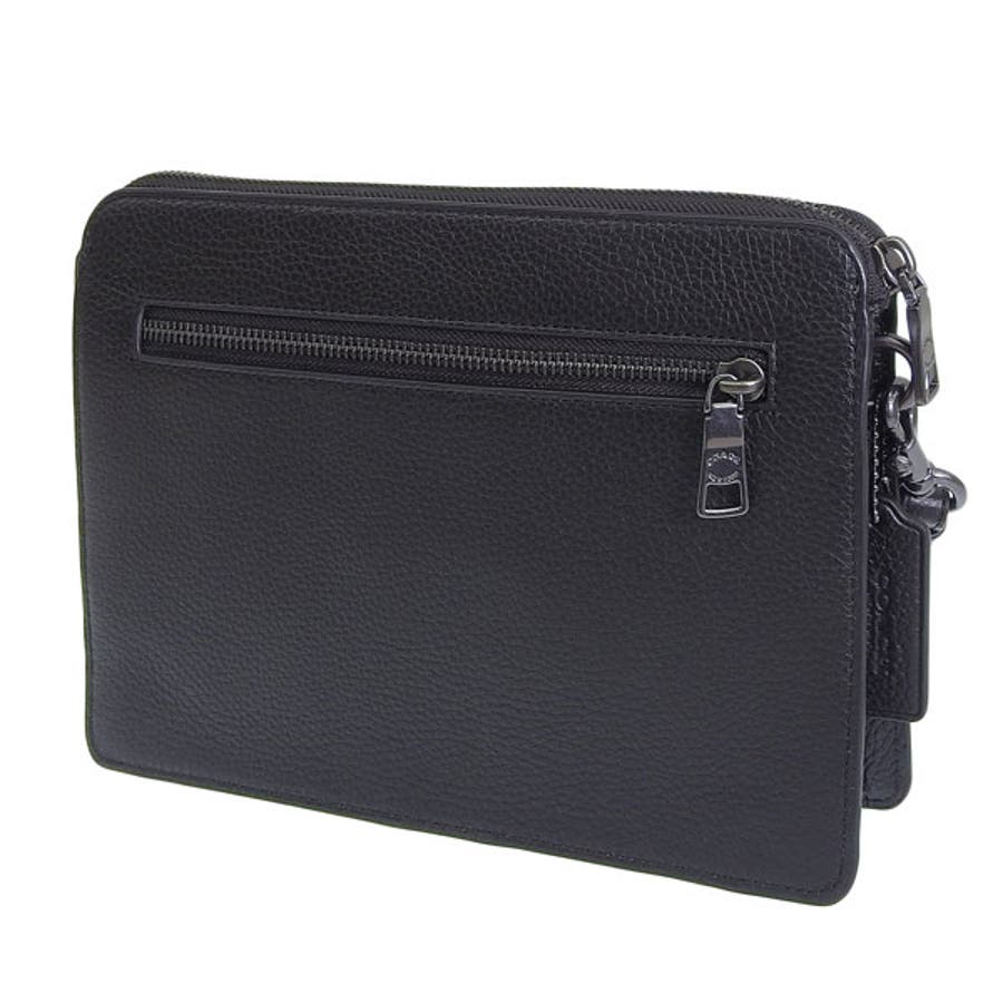 正規品】COACH ストラップ付きポーチ ストライプ