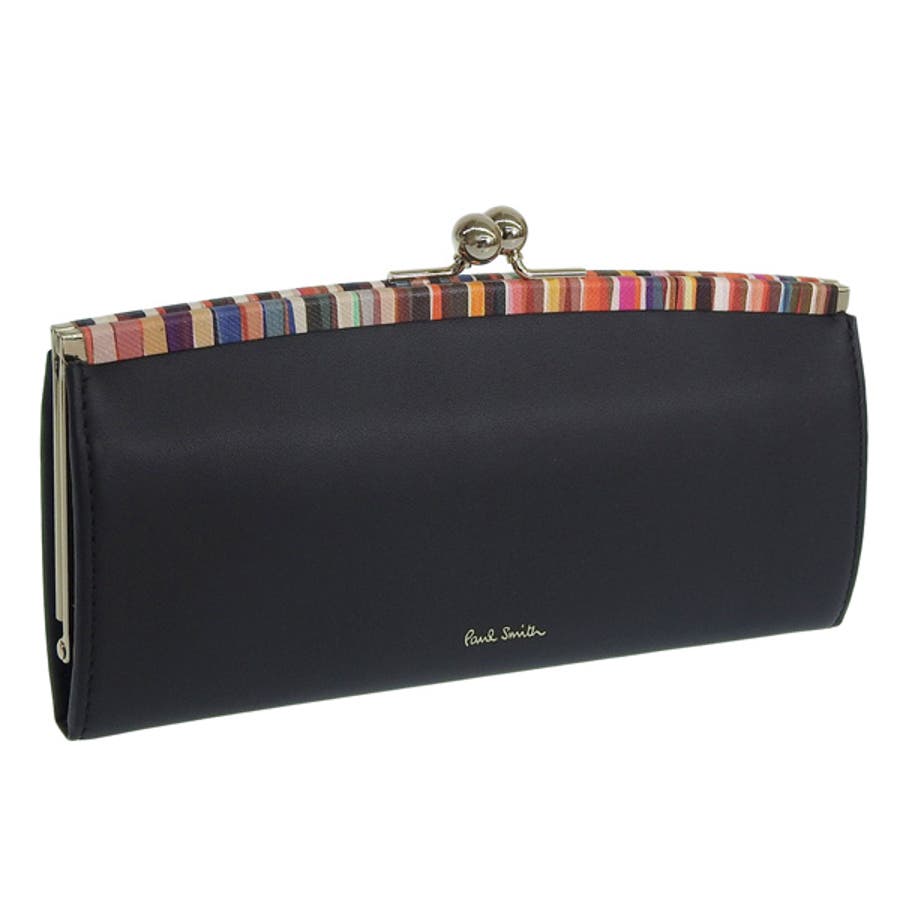 PAUL SMITH ポールスミス がま口 長財布 レザー[品番：SESB0022671