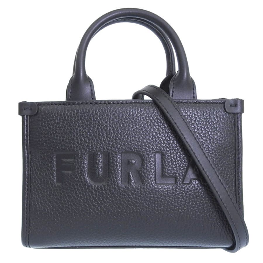 A582】ハンドバッグ FURLA ブラック フルラ FURLA バッグ （ブラック