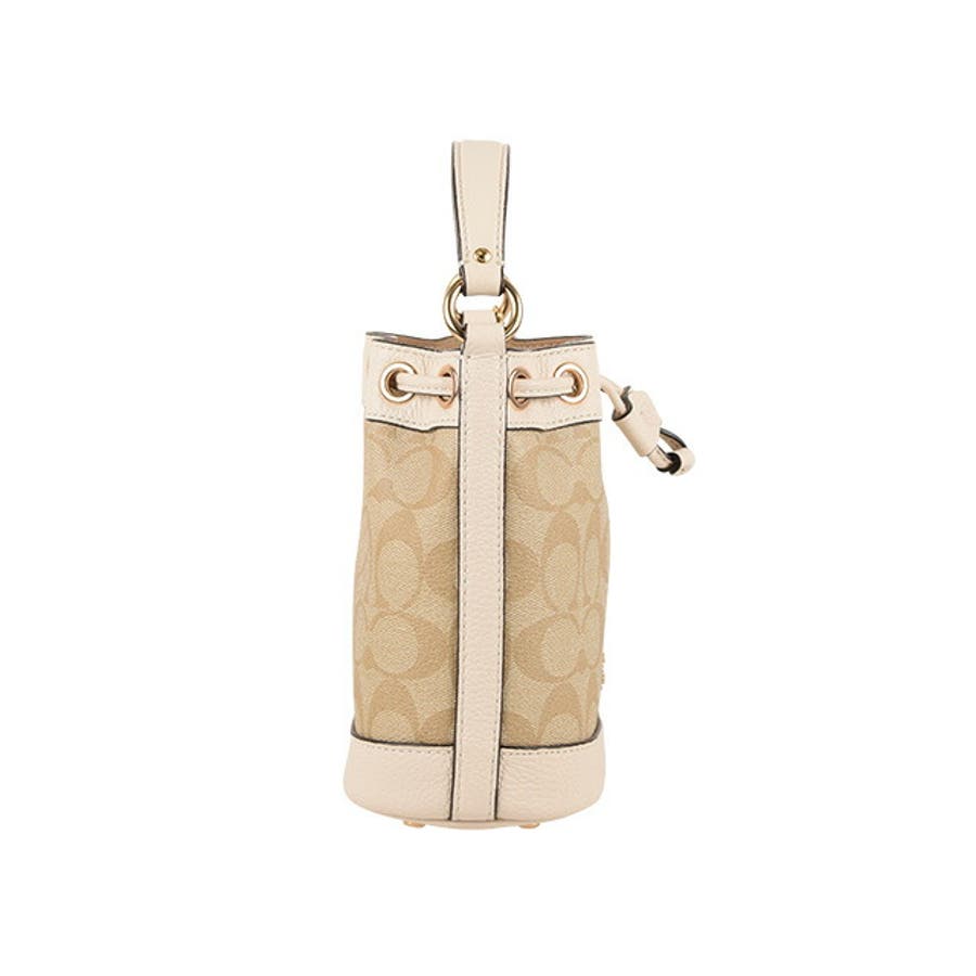 ☆COACH レディース Dempsey 引き紐付きバケツ 15インチ