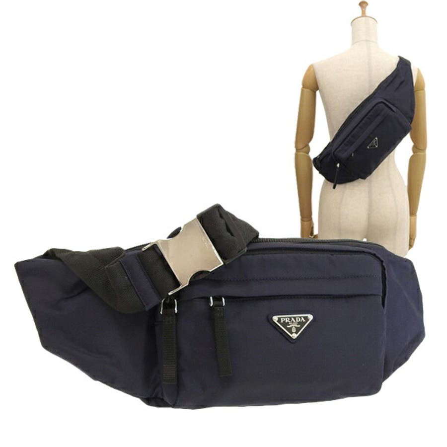PRADA プラダ TESSUTO NYLON ボディバッグ[品番：SESB0012601