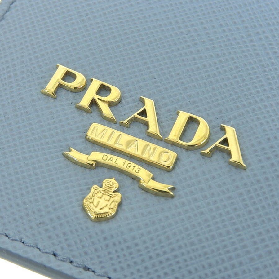 美品 PRADA プラダ サフィアーノ ブローチ バッジ 箱付き 正規品 PRADA(プラダ) / ブローチ/サフィアーノ/ホワイト/ブラック