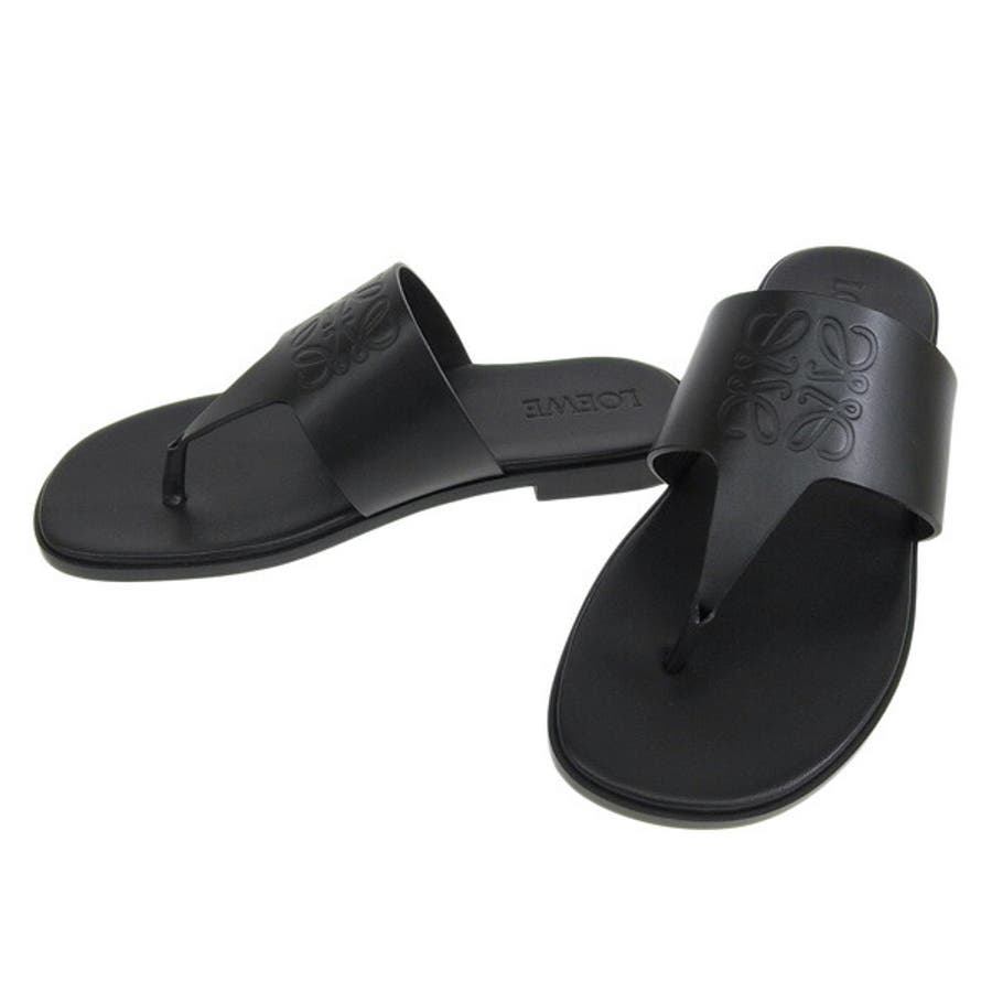 LOEWE ロエベ ANAGRAM FLIP FLOP サンダル 37[品番：SESB0013959