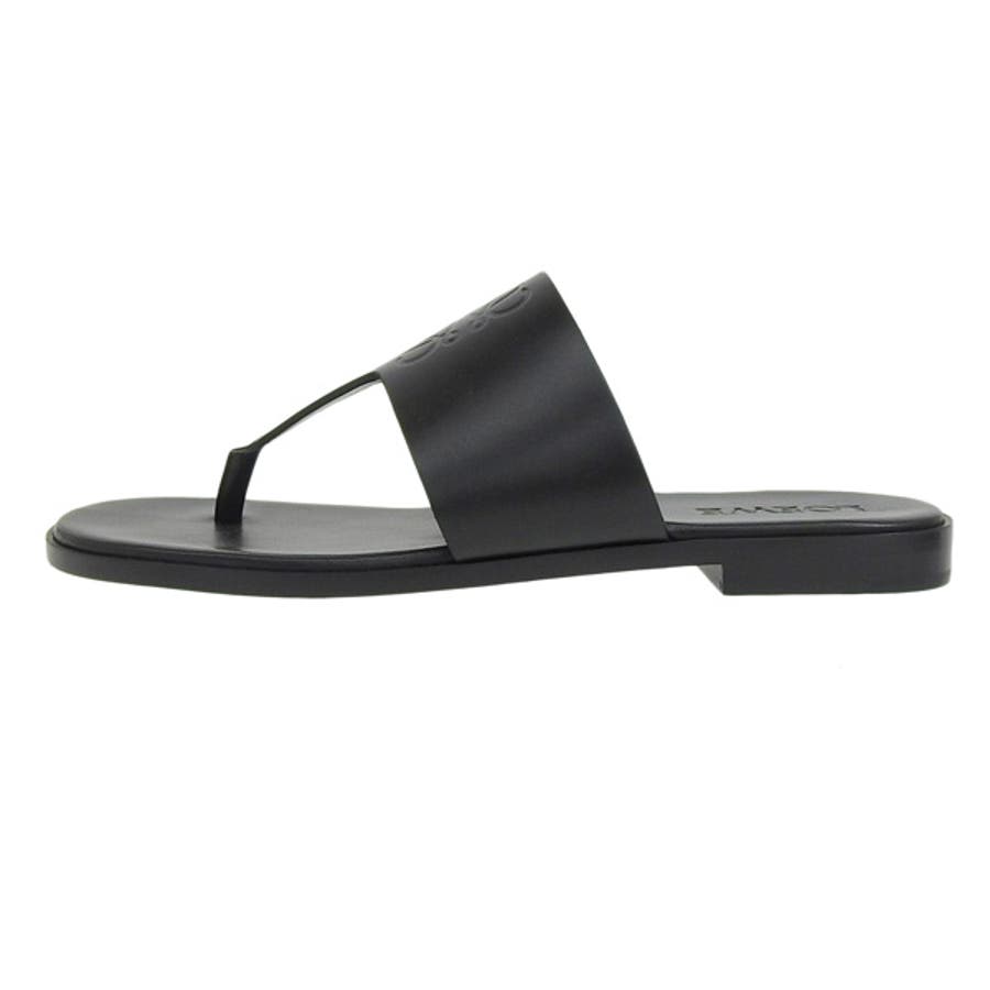 LOEWE ロエベ ANAGRAM FLIP FLOP サンダル 37[品番：SESB0013959