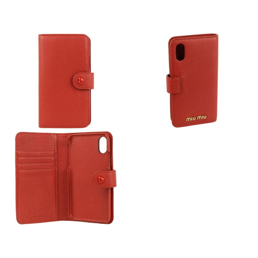 【正規品】MIU MIU ミュウミュウ　iPhoneケース　X/XS 対応 MiuMiu ミュウミュウ iPhone X/XS ケース[品番：SESB0007890