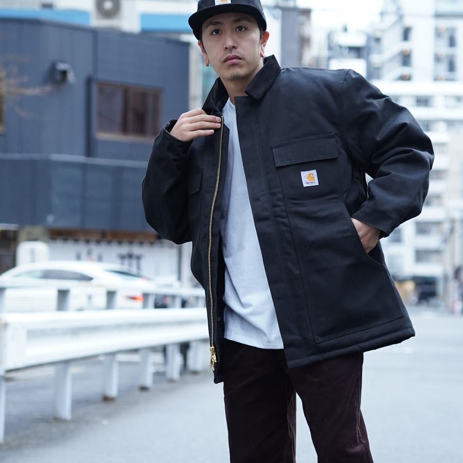 790【人気Lサイズ】カーハート☆ロゴタグ　中綿キルティング　ジャケット　美品